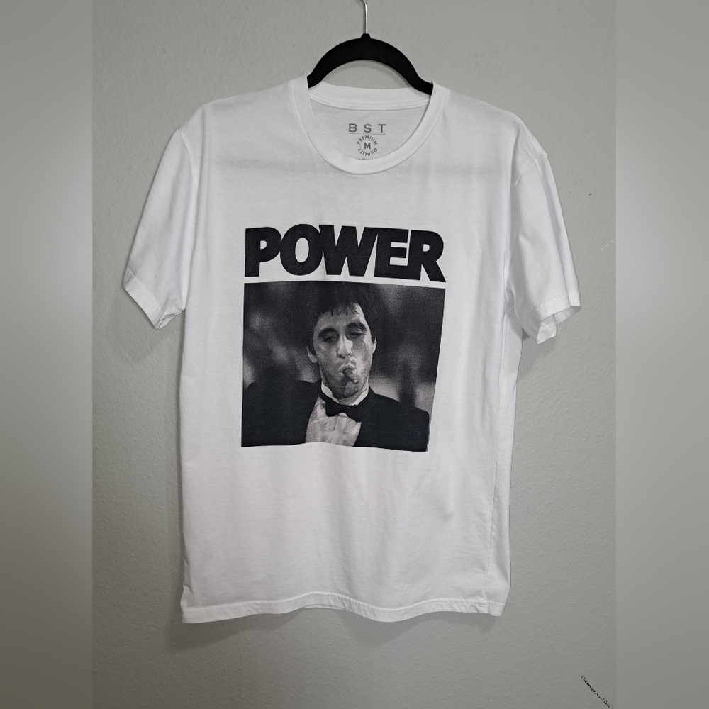 BST POWER” Graphic Men’s Tee, Size M.